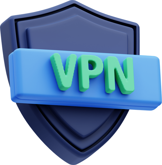 3D Icon Internet cyber crime vpn