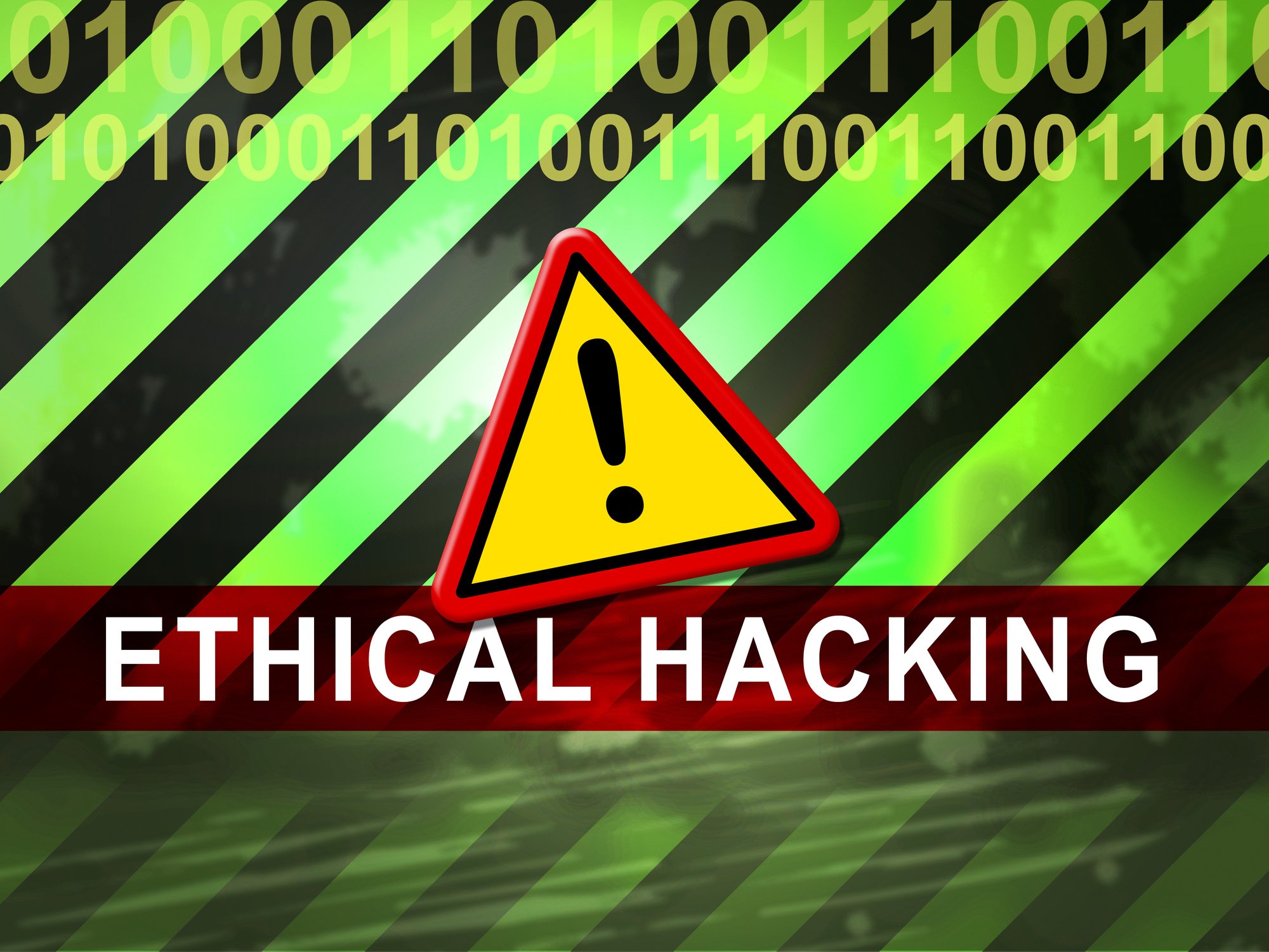 Ethical Hacking Data Breach Tracking 2d Illustration
